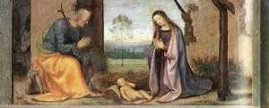 Birth of Christ by Mariotto Albertinelli Oil Painting