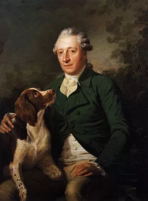 Portrait of Count Anton Lamberg-Sprinzenstein by Martin Ferdinand Quadal Oil Painting