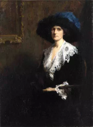 Portrait of Mrs. Jane Byron Johnston by Mary Bradish Titcomb Oil Painting