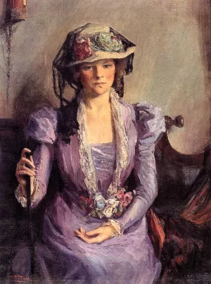 The Lady in Lavender by Mary Bradish Titcomb Oil Painting