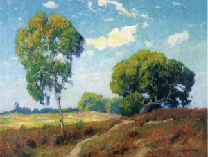 Eucalyptus & Oaks by Maurice Braun Oil Painting