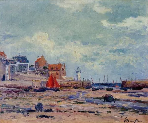 At Low Tide by Maxime Maufra Oil Painting