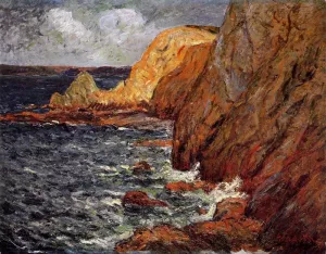 Cliffs by Maxime Maufra Oil Painting
