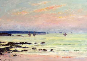 Evening at the Sea, Quiberon by Maxime Maufra Oil Painting