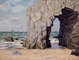 L'Arche de Port blanc presq L'Ile de Quiberon by Maxime Maufra Oil Painting