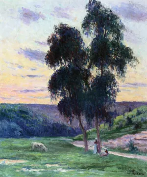 Bessy sur Cure by Maximilien Luce Oil Painting