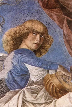 Music-Making Angel by Melozzo Da Forli Oil Painting