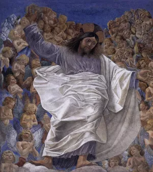 Triumphant Christ by Melozzo Da Forli Oil Painting