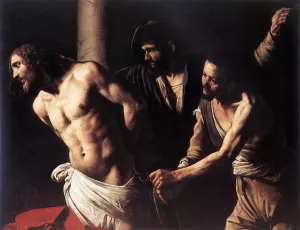 Christ at the Column by Caravaggio Oil Painting