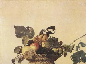 Fruit Basket by Caravaggio Oil Painting