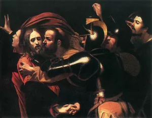 The Taking of Christ by Caravaggio Oil Painting