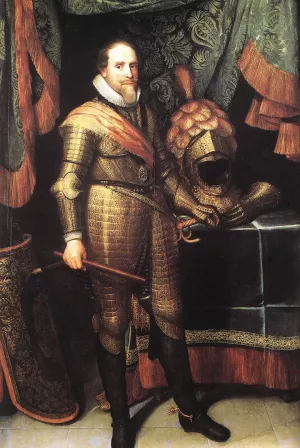Prince Maurits, Stadhouder by Michiel Jansz Van Miereveld Oil Painting