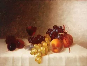 Still Life of Fruit by Morston Ream Oil Painting
