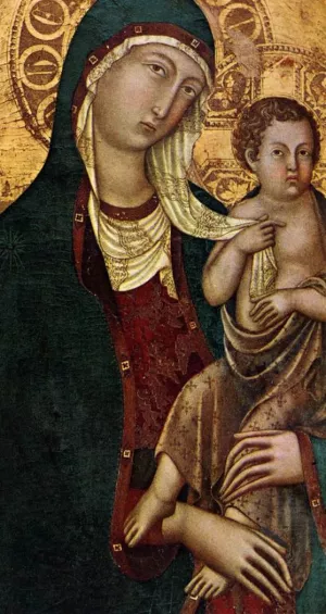 Virgin with Child by Niccolo Di Segna Oil Painting
