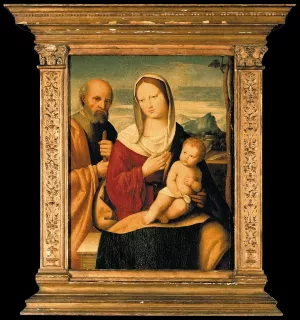 The Holy Family by Niccolo Pisano Oil Painting