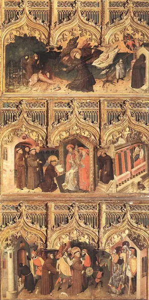 Scenes from the Life of St Francis by Nicolas Frances Oil Painting