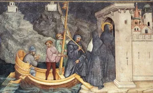 St Augustine Arriving in Carthage by Ottaviano Nelli Oil Painting