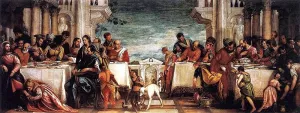 Feast at the House of Simon by Paolo Veronese Oil Painting