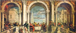 Feast in the House of Levi by Paolo Veronese Oil Painting