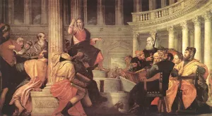 Jesus among the Doctors in the Temple by Paolo Veronese Oil Painting