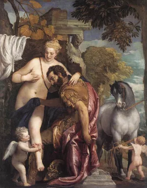 Mars and Venus United by Love by Paolo Veronese Oil Painting