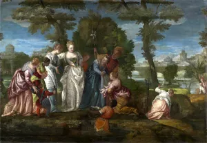 Moses Saved from the Water by Paolo Veronese Oil Painting