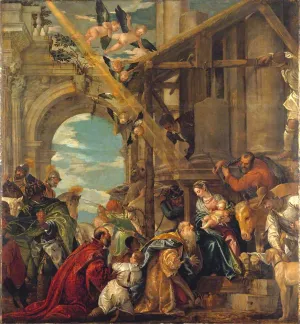 The Adoration of the Kings by Paolo Veronese Oil Painting
