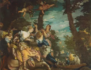 The Rape of Europe by Paolo Veronese Oil Painting