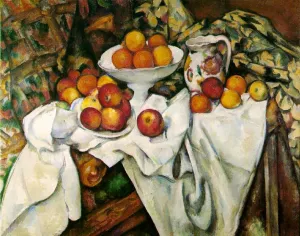 Apples and Oranges by Paul Cezanne Oil Painting