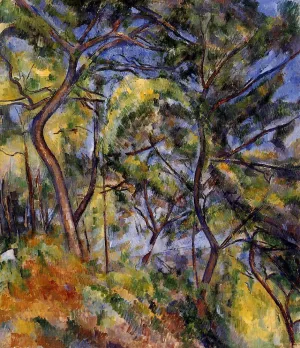 Forest by Paul Cezanne Oil Painting