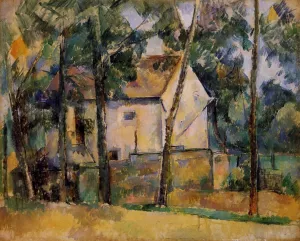 House and Trees by Paul Cezanne Oil Painting