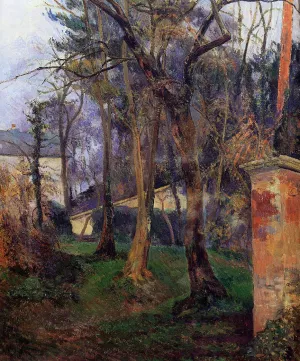 Abandoned Garden, Rouen by Paul Gauguin Oil Painting