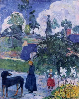 Among the Lillies by Paul Gauguin Oil Painting