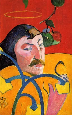 Caricature, Self Portrait by Paul Gauguin Oil Painting