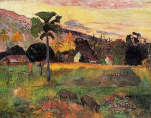 Haere Mai Venezi also known as Come Here by Paul Gauguin Oil Painting