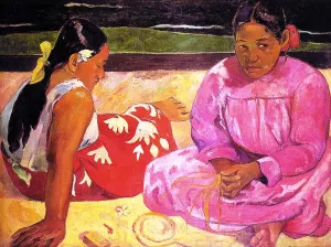 Tahitian Women on the Beach by Paul Gauguin Oil Painting