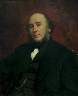 Portrait d'Albert Beurdeley by Paul Jacques Aime Baudry Oil Painting