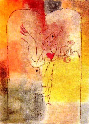 A Genius Serves a Small Breakfast by Paul Klee Oil Painting