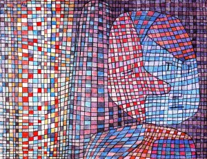 Abstruse Oil painting by Paul Klee