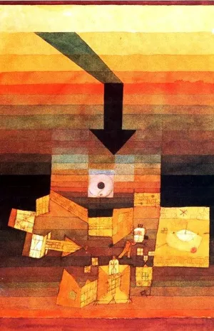 Affected Place by Paul Klee Oil Painting
