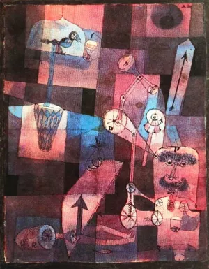 Analysis of Various Perversities by Paul Klee Oil Painting