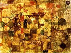 Carpet of Memory Oil painting by Paul Klee