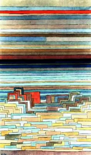 City on a Lagoon by Paul Klee Oil Painting