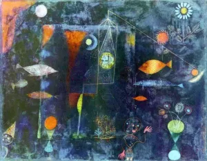 Fish Magic Oil painting by Paul Klee