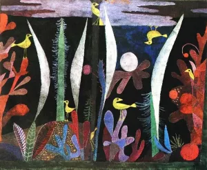 Landscape with Yellow Birds by Paul Klee Oil Painting