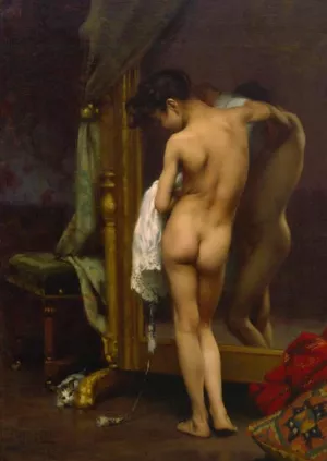 A Venetian Bather by Paul Peel Oil Painting