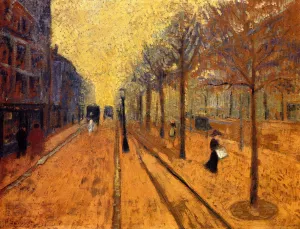 Avenue de Neuilly Oil painting by Paul Serusier