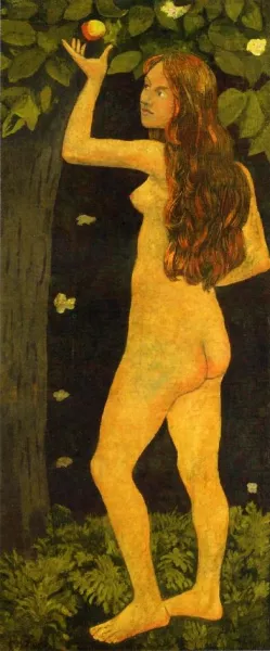 Eve Picking the Apple Oil painting by Paul Serusier
