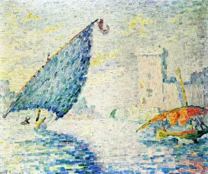 Marseille, Fishing Boats by Paul Signac Oil Painting