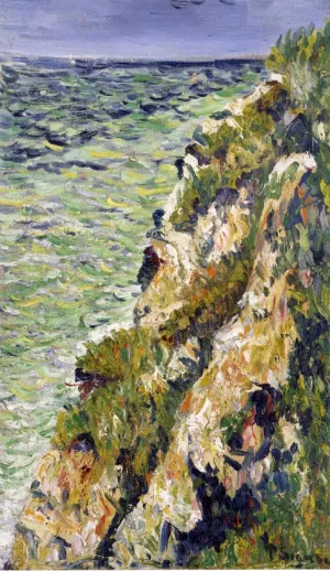 Port-en-Bessin, a Cliff by Paul Signac Oil Painting